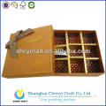 hot selling gold paper chocolate box